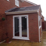 Rear porch extension