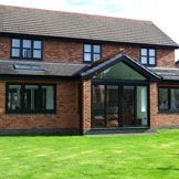 Rear house extension